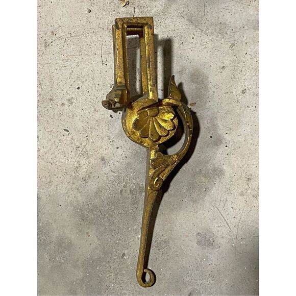 Art Deco Bronze Chandelier Light Lamp Arm Replacement Part - Picture 1 of 6
